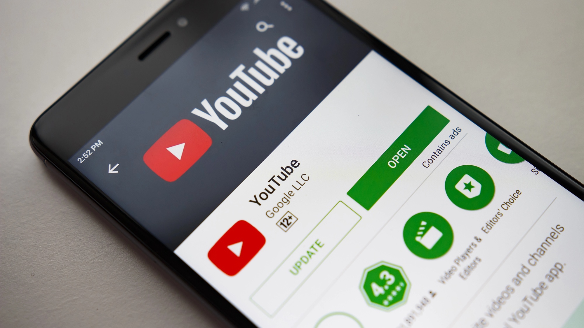 YouTube pro Android by mohl brzy zdědit design aplikace pro iOS